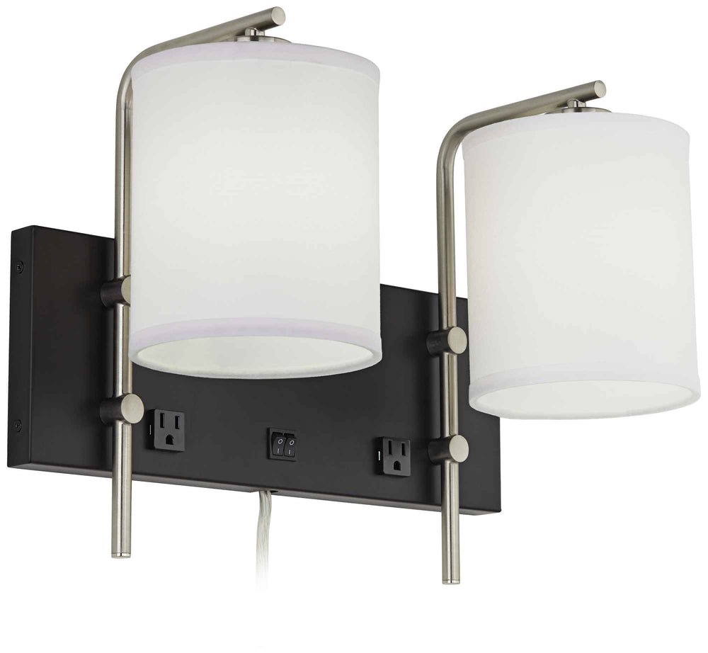 Double Wall Nightstand Lamp – CORDED HB - 40264