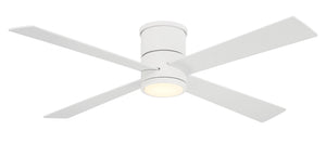 Falco Flush - 54" Led Flush Mount Ceiling Fan - F797L-WHF