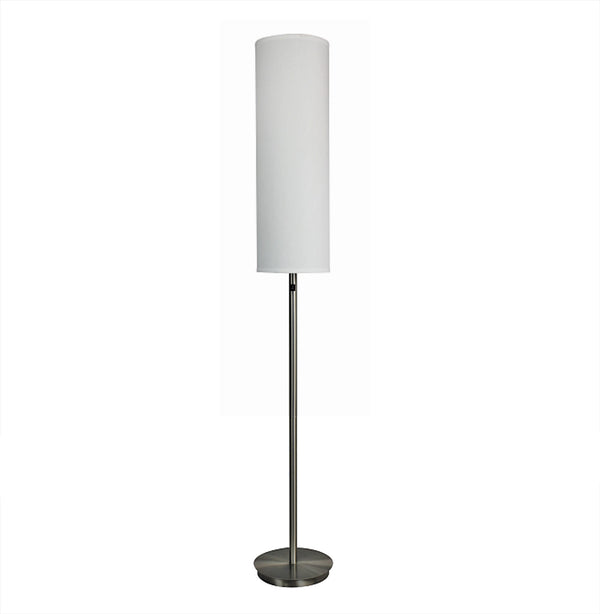LBY-406.1 - Floor Lamp - Linen Shade - Med Base