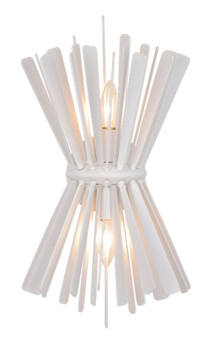 Confluence - 2Lt Wall Sconce White