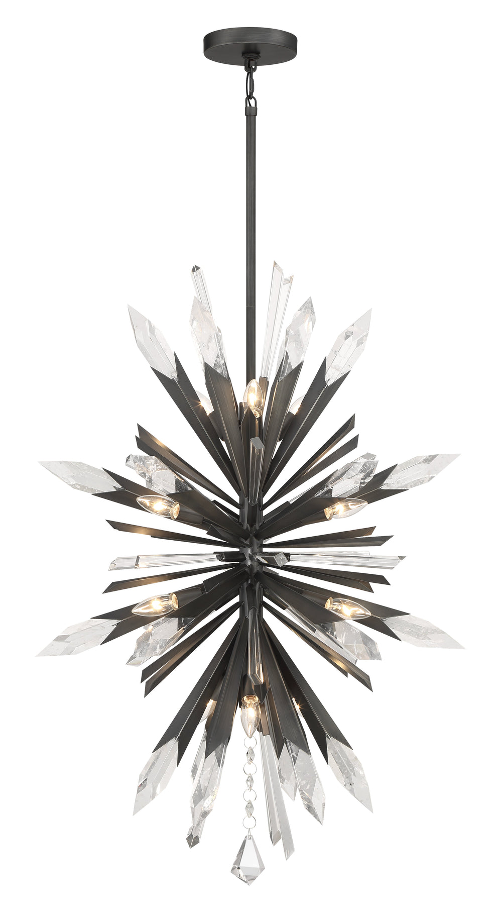 Elsa - 12Lt Pendant Midnight Graphite