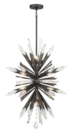 Elsa - 12Lt Pendant Midnight Graphite