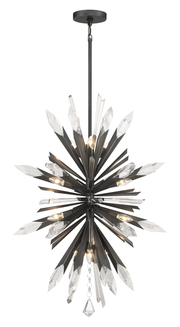 Elsa - 12Lt Pendant Midnight Graphite