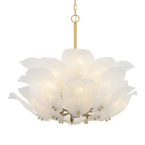 Orchid - 10 Light Pendant Bloomed