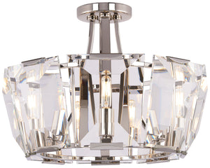 Castle Aurora - 8 Light Semi Flush