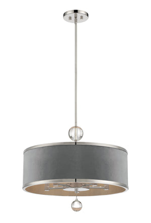 Luxor - 5 Light Convertible Pendant / Semi Flush