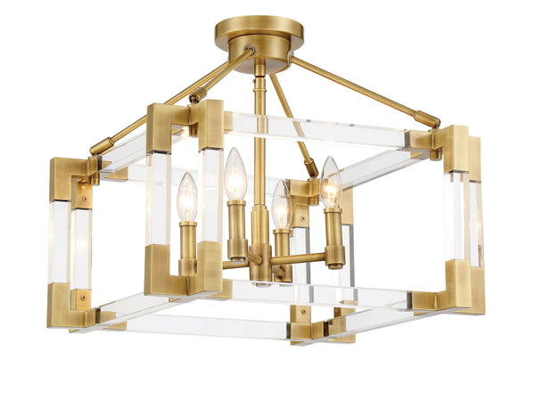 Prima Vista - 4 Lights Semi Flush