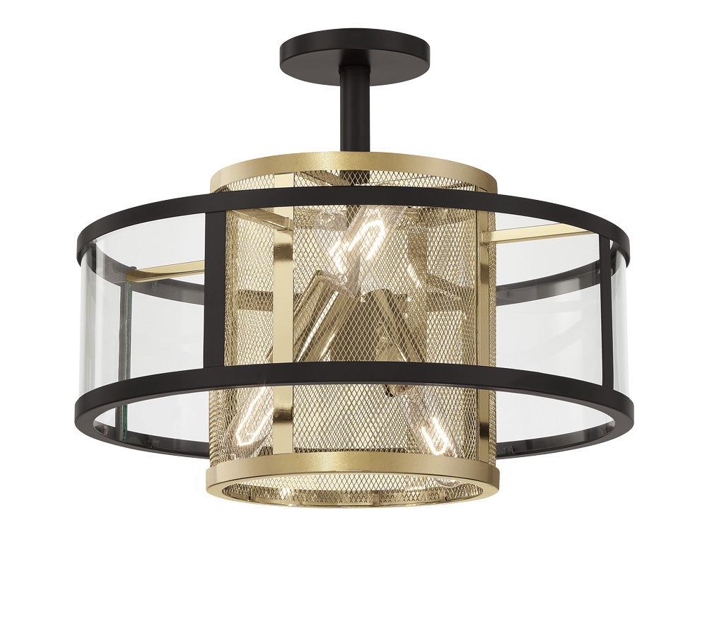 Soho - 4 Light Pendant And Semi-Flush