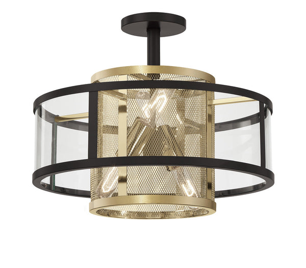 Soho - 4 Light Pendant And Semi-Flush