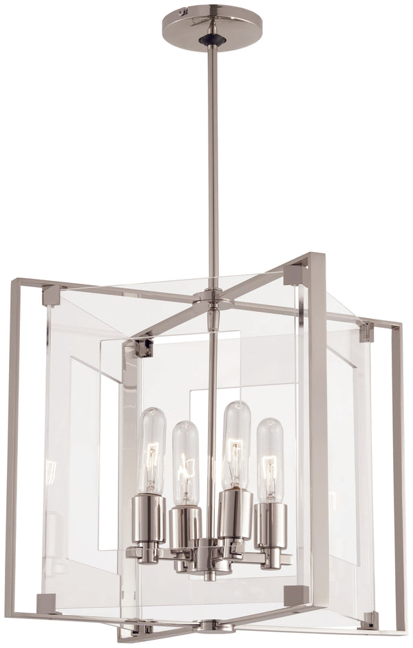 Crystal Clear - 4 Light Pendant - P1404-613