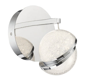 Silver Slice - 1 Light LED Bath - P1431-077-L