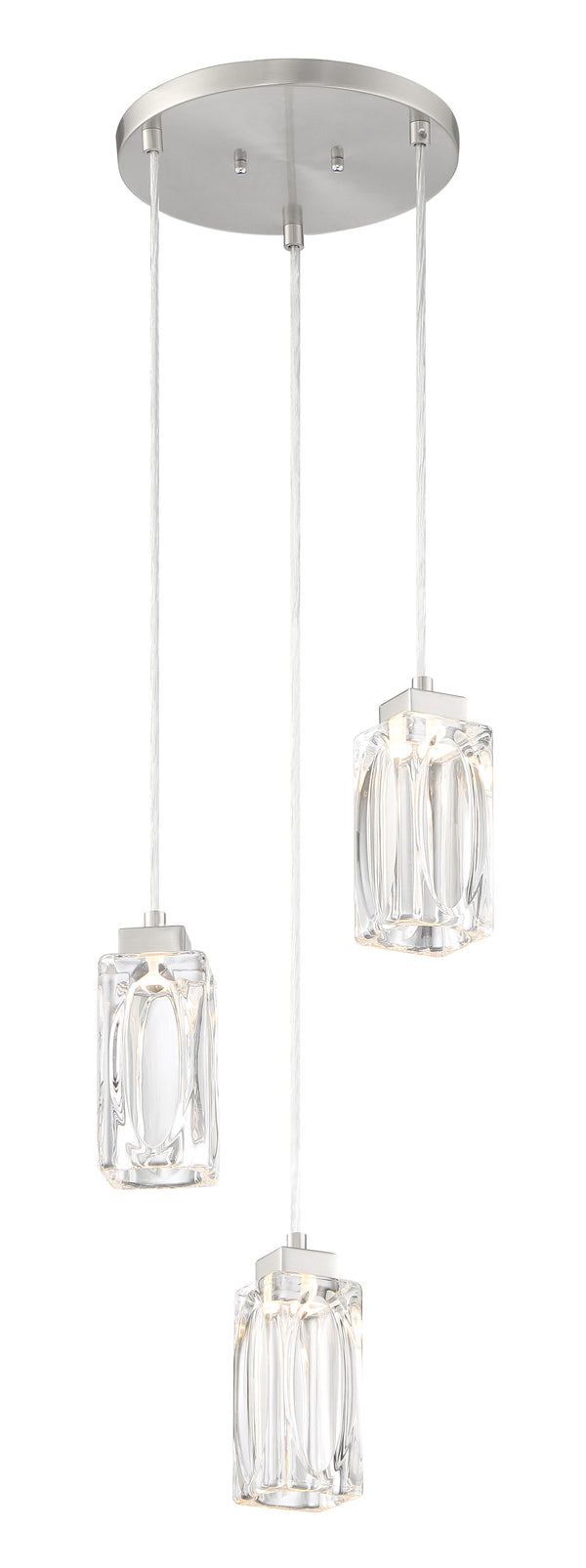 Putnam Place - 3 Light LED Pan Pendant - P1873-084-L