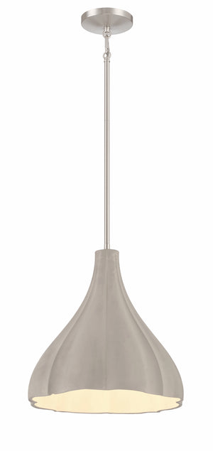 Sima - 1 Light Pendant In Metal And Cement - P1888-084C