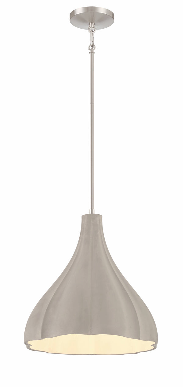 Sima - 1 Light Pendant In Metal And Cement - P1888-084C