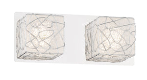 Livewire - 2 Light LED Bath Vanity In Metal - P5292-077-L