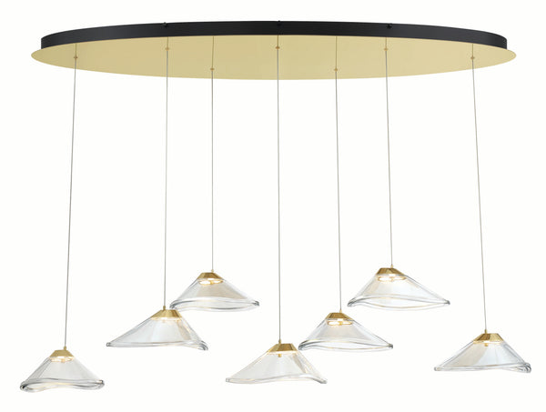 Sneer - 7 Light LED Pendant - P5402-718-L