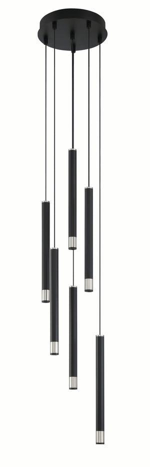 Wand - LED 6 Light Pan Pendant - P5404-691-L