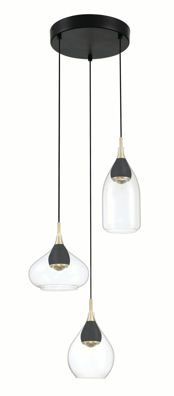 Arabesque - 11.25" LED Pan Pendant - P5463-884-L