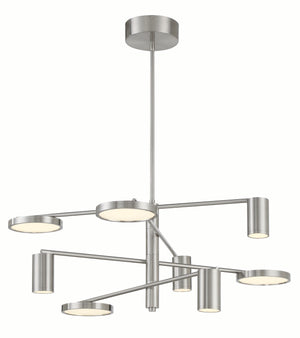 Swivel - 8 Light LED Chandelier - P5496-084-L