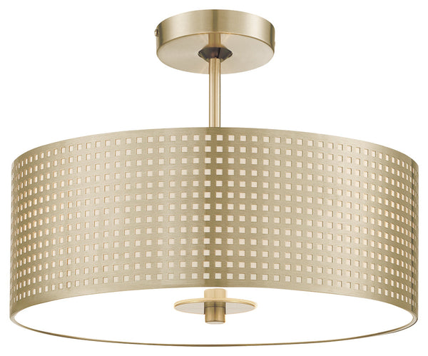 Grid - 3 Light Semi Flush - P5747-695
