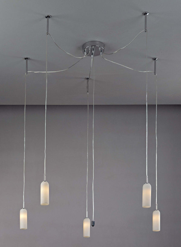 Chrome - Chrome 5-Lite Chandelier - P8045-077